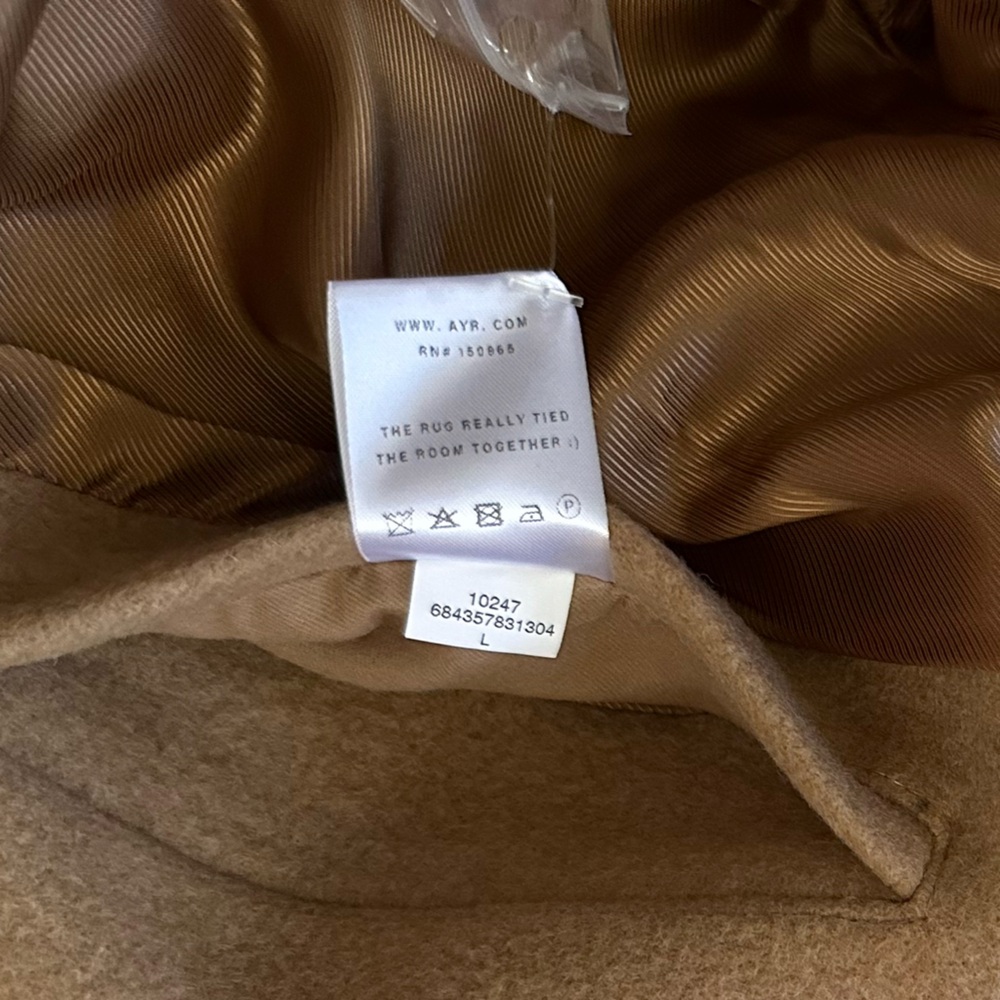 AYR The Big Win double breasted wool coat NWOT - Picture 10 of 10